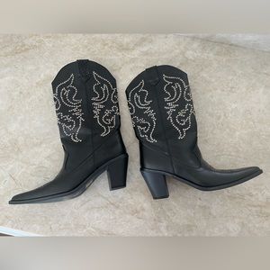 Hand Rhinestoned Cowboy Boots